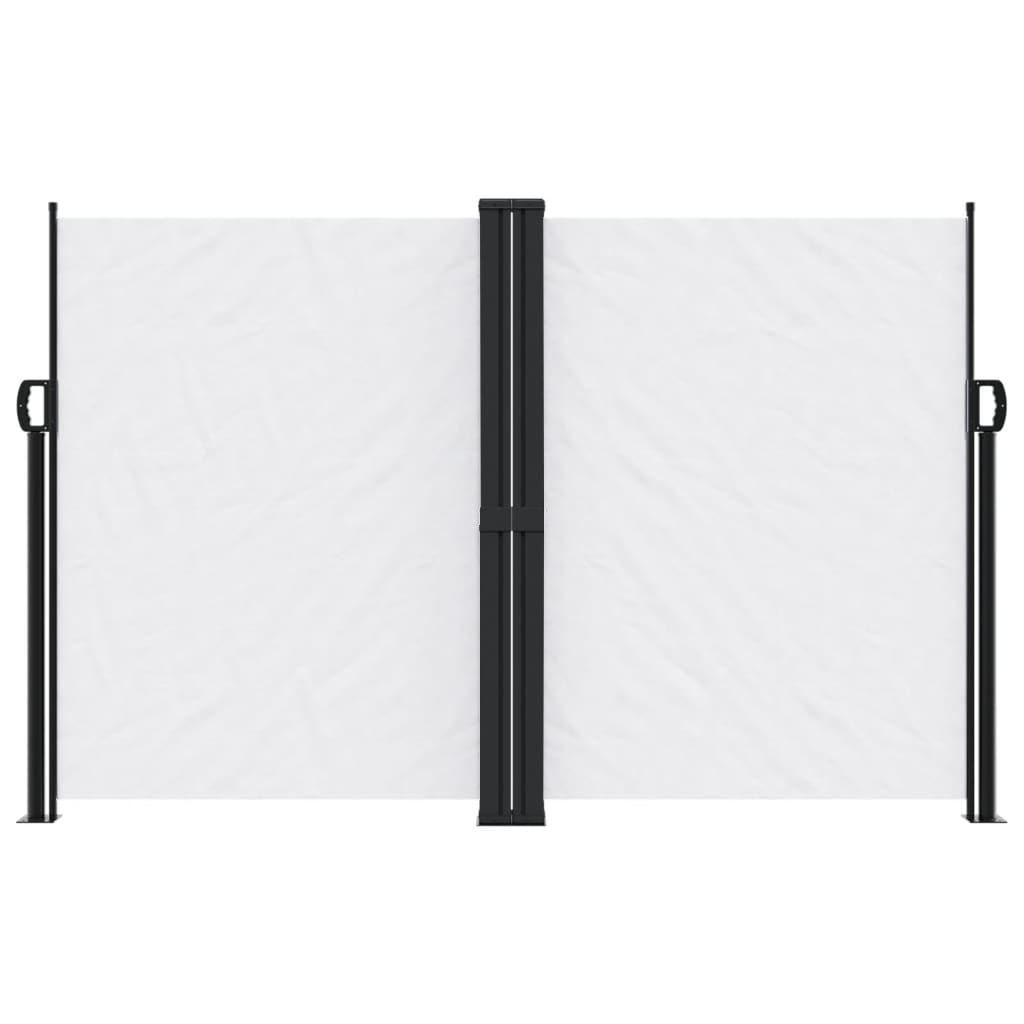 Vidaxx ausziehbarer Windschutz 160x1000 cm weiß