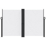 Vidaxx ausziehbarer Windschutz 160x1000 cm weiß