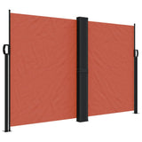 Vidaxx ausziehbarer Windschutz 160x1000 cm terrakottafarben