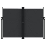 Vidaxx ausziehbarer Windschutz 180x1000 cm schwarz