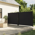 Vidaxx ausziehbarer Windschutz 180x1000 cm schwarz