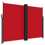 Vidaxx ausziehbarer Windschutz 180x1000 cm rot