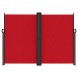 Vidaxx ausziehbarer Windschutz 180x1000 cm rot