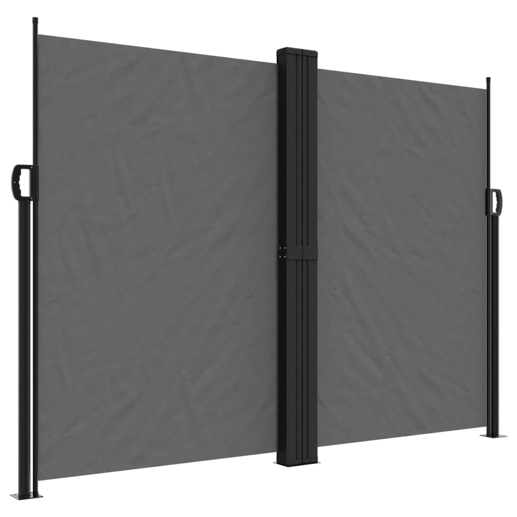 Vidaxx ausziehbarer Windschutz 180x1000 cm Anthrazit