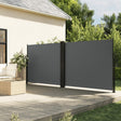 Vidaxx ausziehbarer Windschutz 180x1000 cm Anthrazit