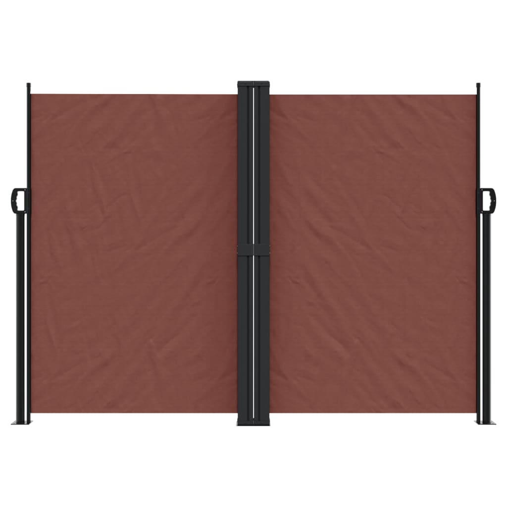 Vidaxx ausziehbarer Windschutz 180x1000 cm braun