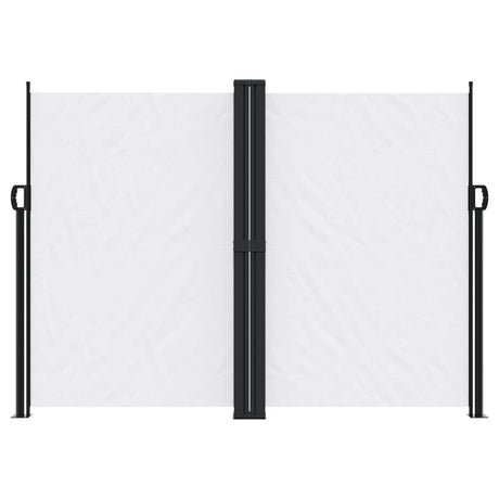 Vidaxx ausziehbarer Windschutz 180x1000 cm weiß