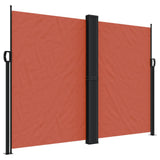 Vidaxx ausziehbarer Windschutz 180x1000 cm terrakottafarben