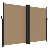 Vidaxx ausziehbarer Windschutz 180x1000 cm Taupe