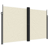Vidaxx ausziehbarer Windschutz 200x1000 cm cremefarben