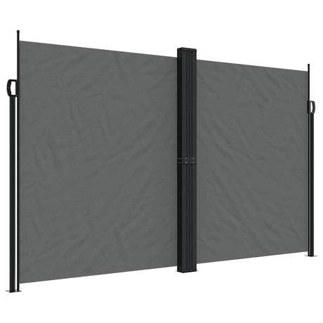 Vidaxx ausziehbarer Windschutz 200x1000 cm Anthrazit