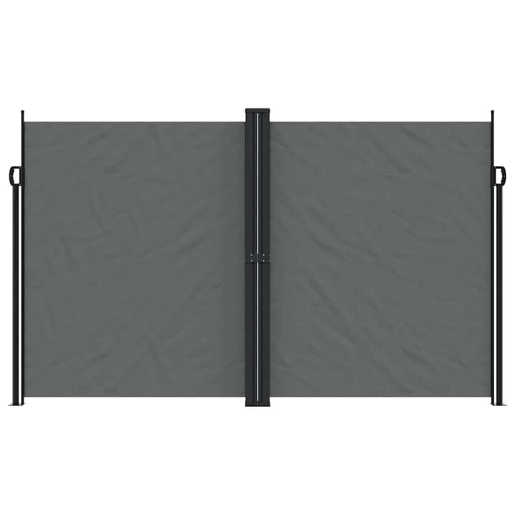 Vidaxx ausziehbarer Windschutz 200x1000 cm Anthrazit