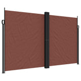 Vidaxx ausziehbarer Windschutz 200x1000 cm braun
