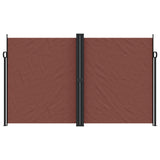 Vidaxx ausziehbarer Windschutz 200x1000 cm braun
