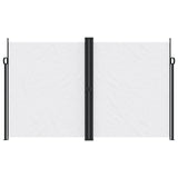 Vidaxx ausziehbarer Windschutz 200x1000 cm weiß