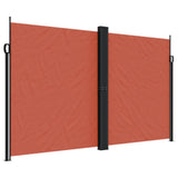 Vidaxx ausziehbarer Windschutz 200x1000 cm terrakottafarben
