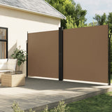 Vidaxx ausziehbarer Windschutz 200x1000 cm Taupe