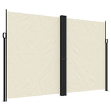 Vidaxx ausziehbarer Windschutz 220x1000 cm cremefarben