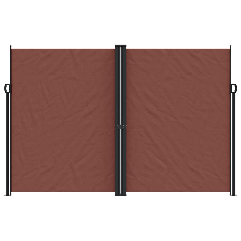Vidaxx ausziehbarer Windschutz 220x1000 cm braun