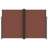 Vidaxx ausziehbarer Windschutz 220x1000 cm braun