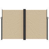 Vidaxx ausziehbarer Windschutz 220x1000 cm beige