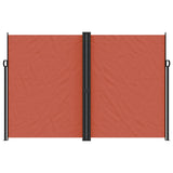 Vidaxx ausziehbarer Windschutz 220x1000 cm terrakottafarben