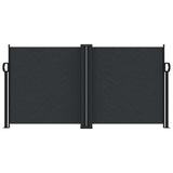 Vidaxx ausziehbarer Windschutz 120x1200 cm schwarz