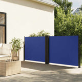 Vidaxx ausziehbarer Windschutz 120x1200 cm blau
