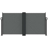 Vidaxx ausziehbarer Windschutz 120x1200 cm Anthrazit