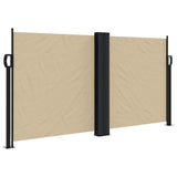 Vidaxx ausziehbarer Windschutz 120x1200 cm beige