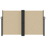 Vidaxx ausziehbarer Windschutz 140x1200 cm beige