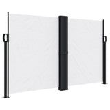 Vidaxx ausziehbarer Windschutz 140x1200 cm weiß