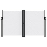 Vidaxx ausziehbarer Windschutz 140x1200 cm weiß