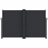 Vidaxx ausziehbarer Windschutz 160x1200 cm schwarz