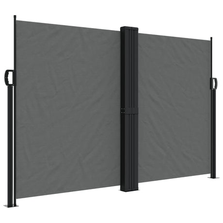 Vidaxx ausziehbarer Windschutz 160x1200 cm Anthrazit