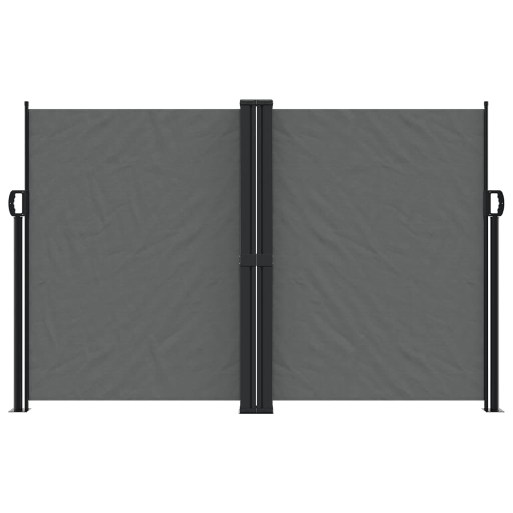 Vidaxx ausziehbarer Windschutz 160x1200 cm Anthrazit
