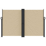 Vidaxx ausziehbarer Windschutz 160x1200 cm beige