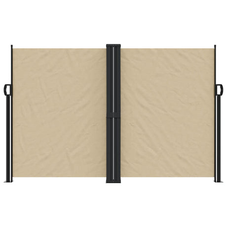 Vidaxx ausziehbarer Windschutz 160x1200 cm beige
