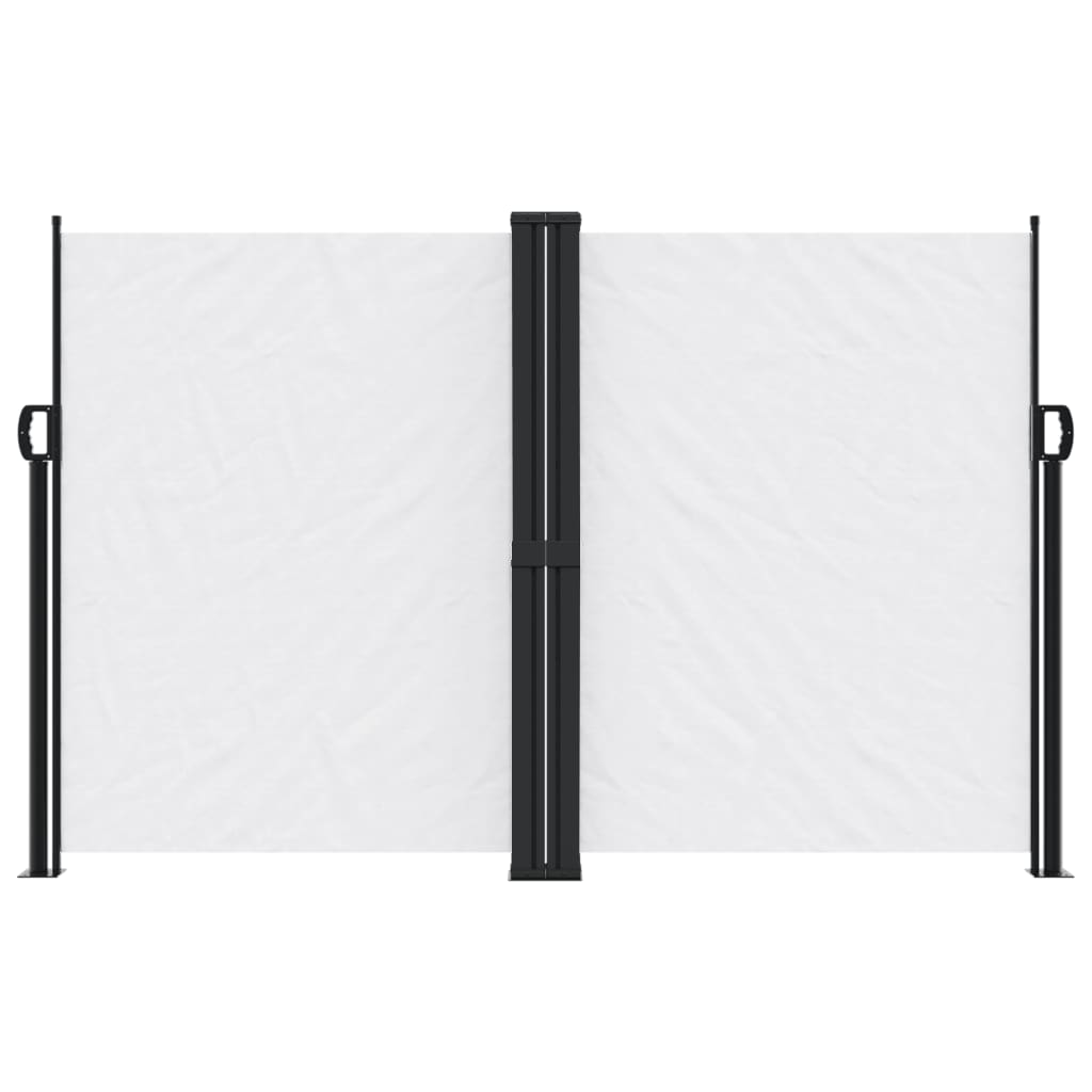 Vidaxx ausziehbarer Windschutz 160x1200 cm weiß