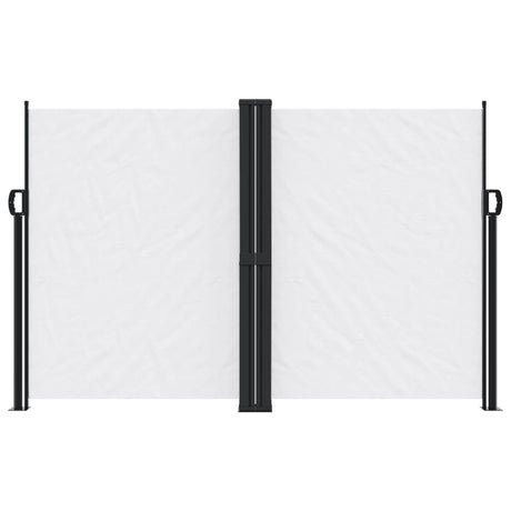 Vidaxx ausziehbarer Windschutz 160x1200 cm weiß