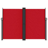 Vidaxx ausziehbarer Windschutz 180x1200 cm rot
