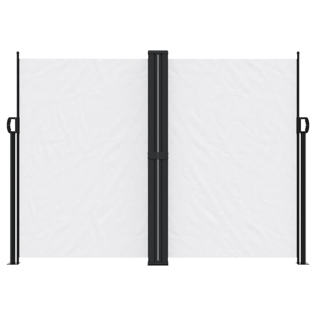Vidaxx ausziehbarer Windschutz 180x1200 cm weiß