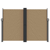 Vidaxx ausziehbarer Windschutz 180x1200 cm Taupe