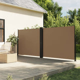 Vidaxx ausziehbarer Windschutz 180x1200 cm Taupe
