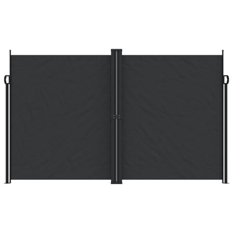 Vidaxx ausziehbarer Gartenschirm 200x1200 cm schwarz
