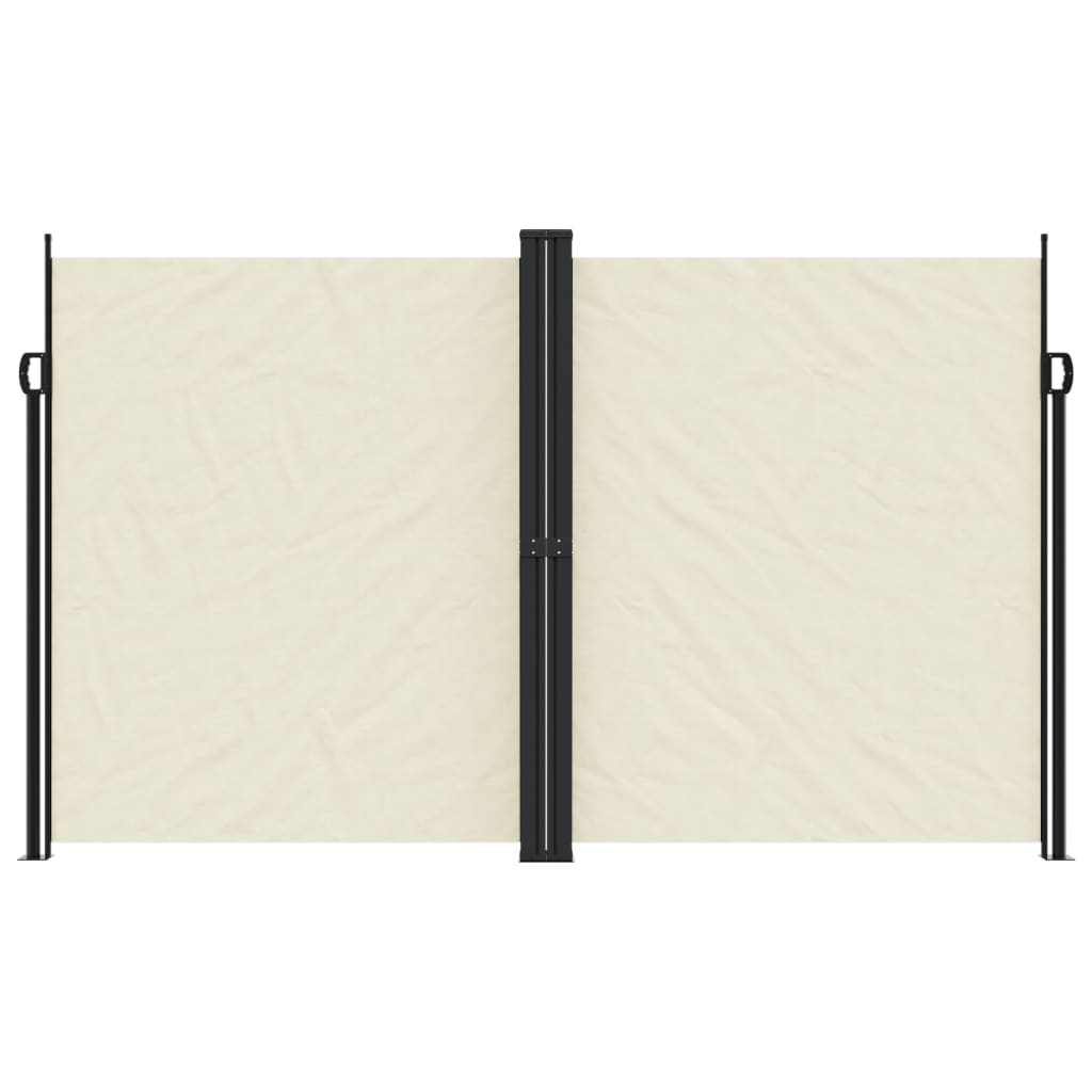 Vidaxx ausziehbarer Gartenschirm 200x1200 cm cremefarben