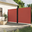 Vidaxx ausziehbarer Windschutz 200x1200 cm terrakottafarben