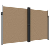 Vidaxx ausziehbarer Windschutz 200x1200 cm Taupe