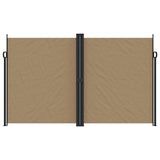 Vidaxx ausziehbarer Windschutz 200x1200 cm Taupe