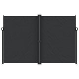 Vidaxx ausziehbarer Gartenschirm 220x1200 cm schwarz